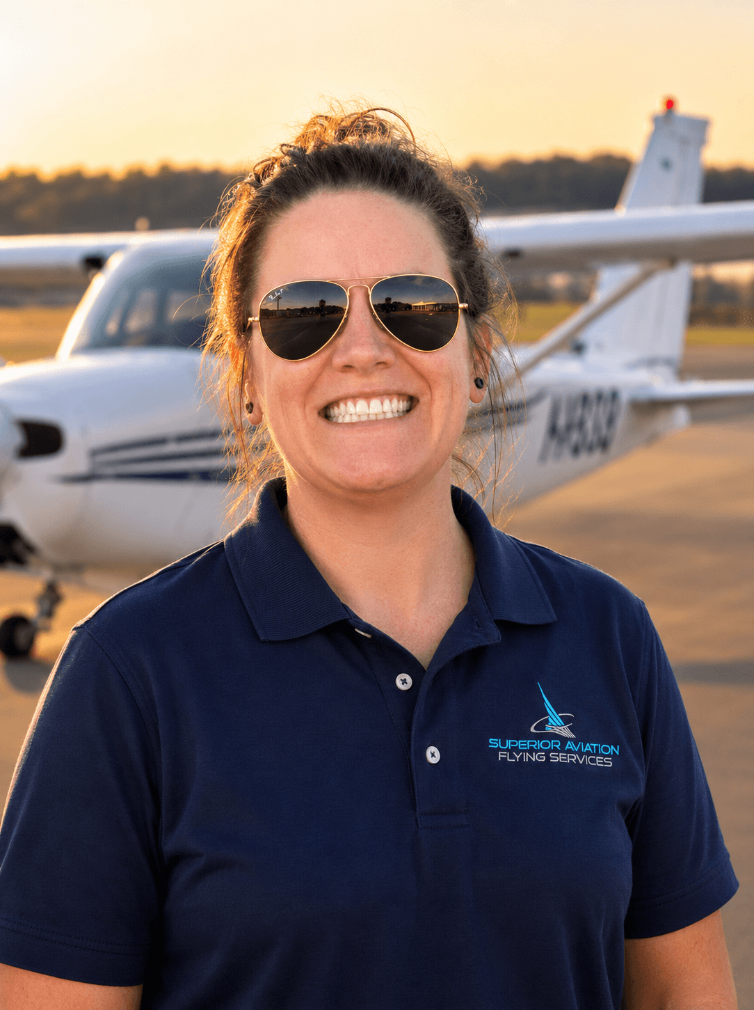 Tara Creighton, Superior Flight Instructor at Superior Aviation Flying Services